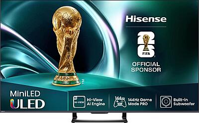 Hisense 65 Inch TV Model 65U7Q PRO