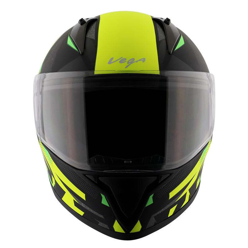 VEGA BOLT MACHO DULL BLACK NEON YELLOW M/V (L)
