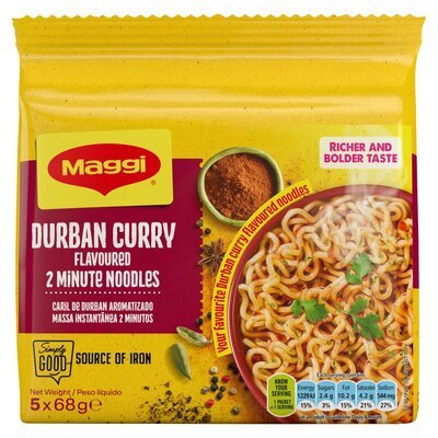 MAGGI 2MIN MULTI DURBAN CURRY 8X5X73G