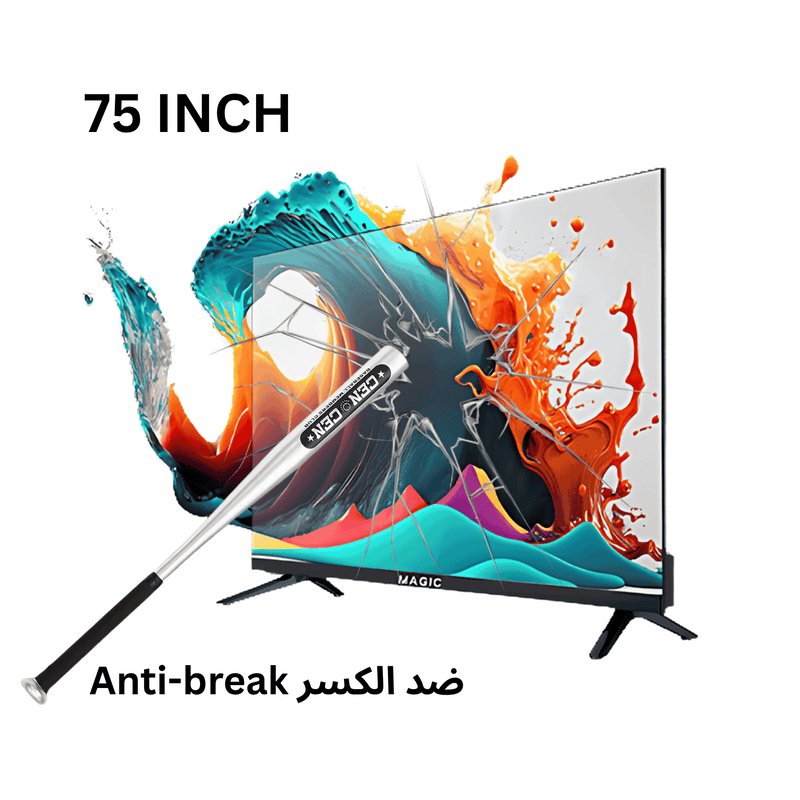 MAGIC 75" FHD Anti-Break AI Smart TV Android Bluetooth Dolby