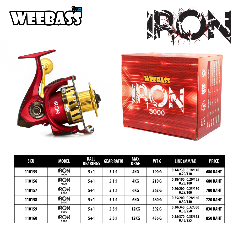 WEEBASS รอก - รุ่น IRON 1500 WEEBASS รอก - รุ่น IRON 1500