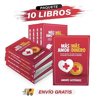 Paquete de 10 libros Más Amor Más Dinero