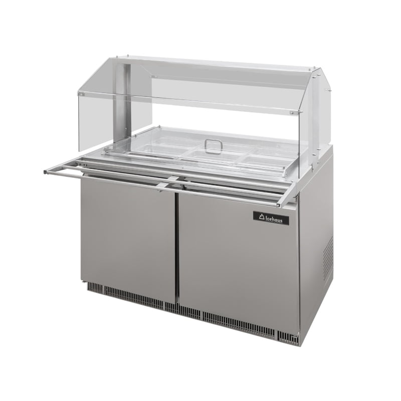Mesa de autoservicio refrigerada 120 cm