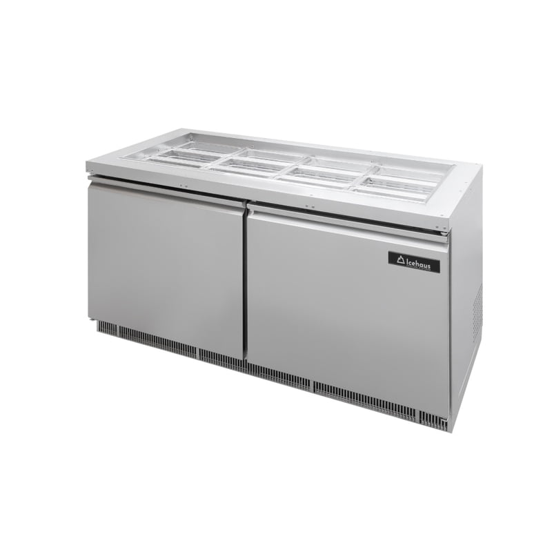 Mesa de autoservicio refrigerada 150 cm con accesorio