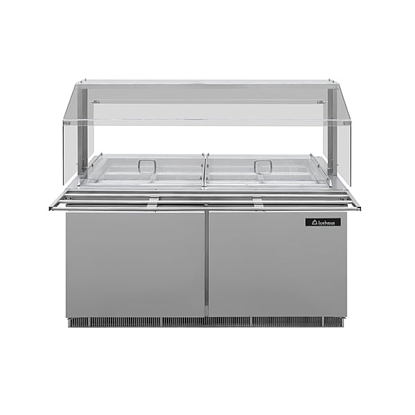 Mesa de autoservicio refrigerada 150 cm con accesorio