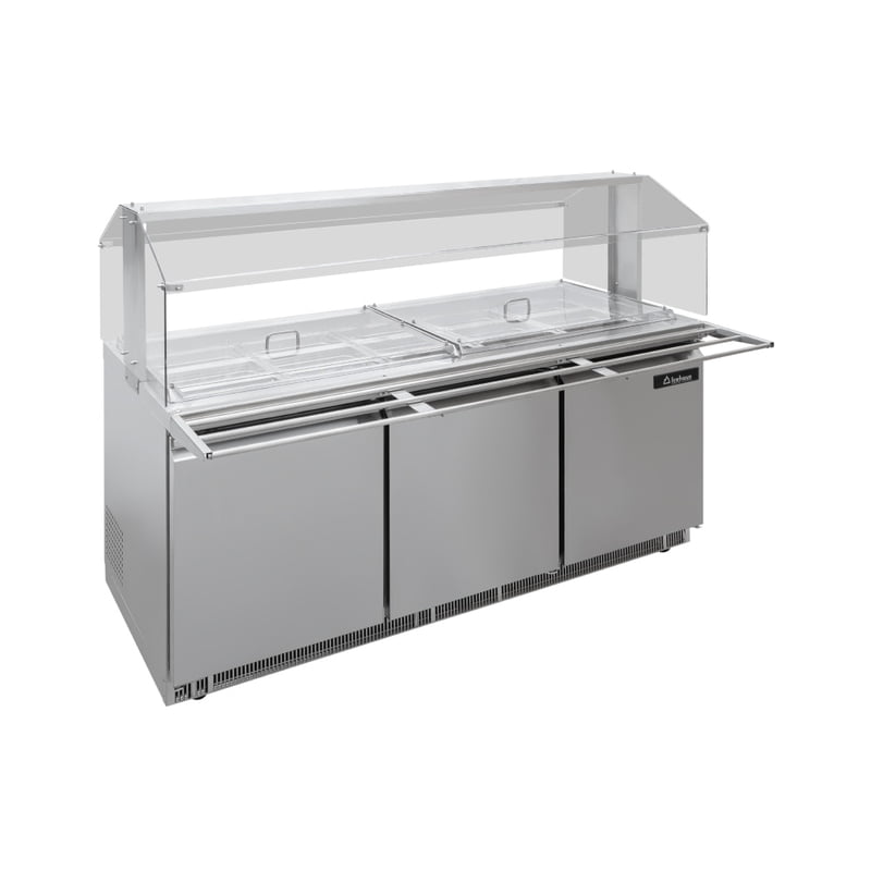 Mesa de autoservicio refrigerada 180 cm