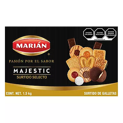 MARIAN MAJESTIC SURTIDO SELECTO DE GALLETAS 1.5 KG