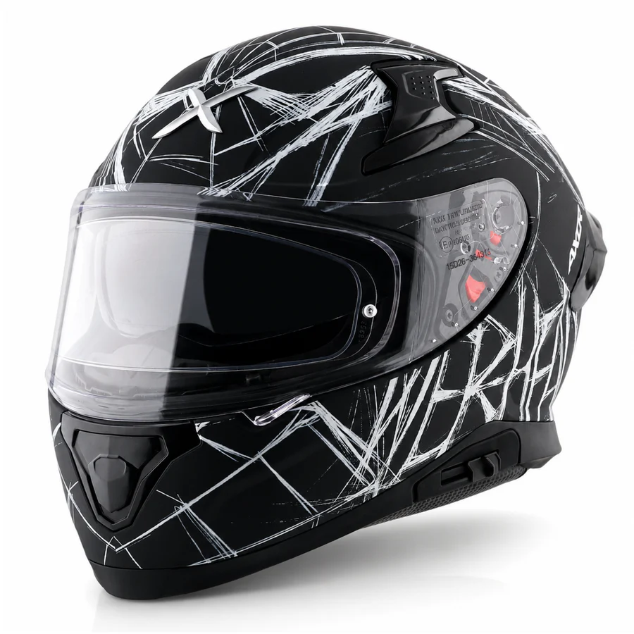 AXOR APEX MARVEL SPIDERMAN DULL BLACK WHITE (L)