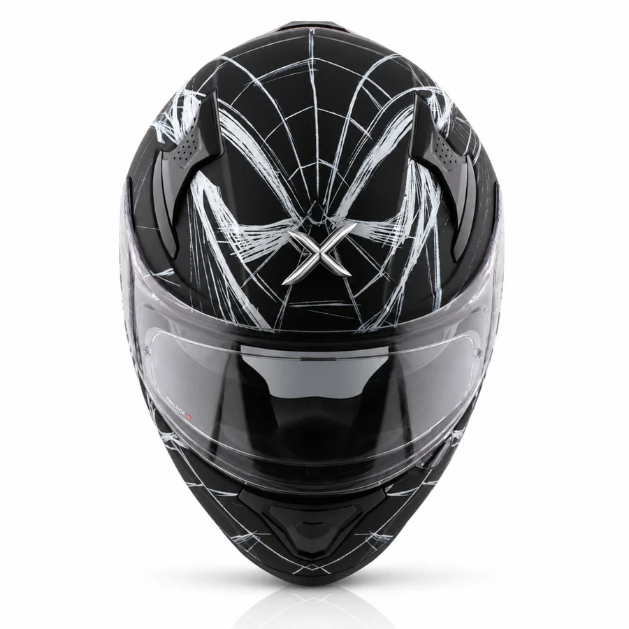AXOR APEX MARVEL SPIDERMAN DULL BLACK WHITE (L)