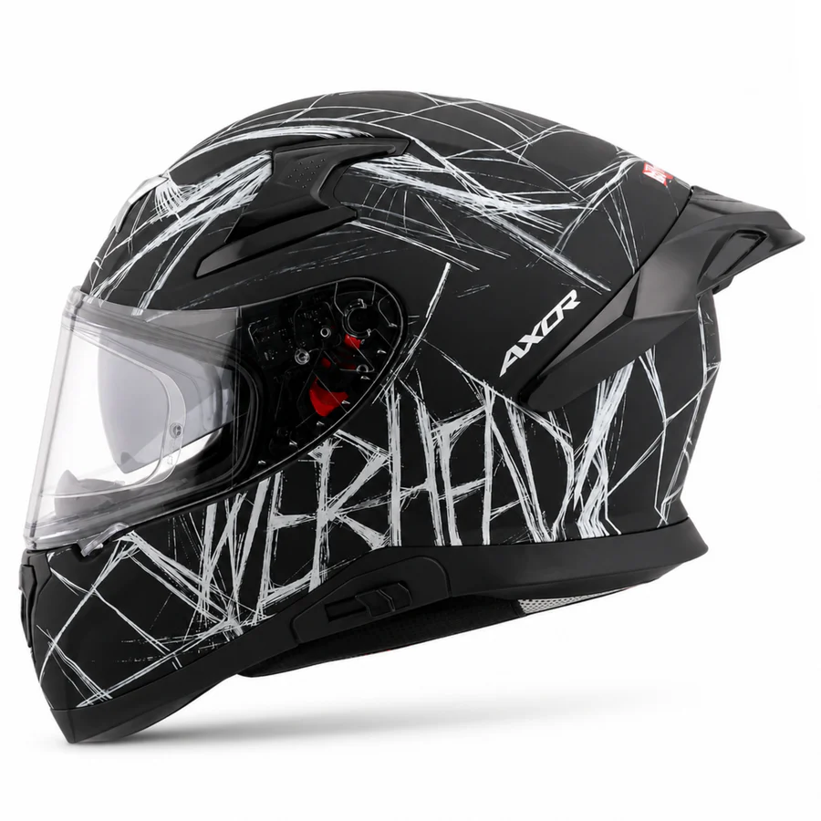 AXOR APEX MARVEL SPIDERMAN DULL BLACK WHITE (M)