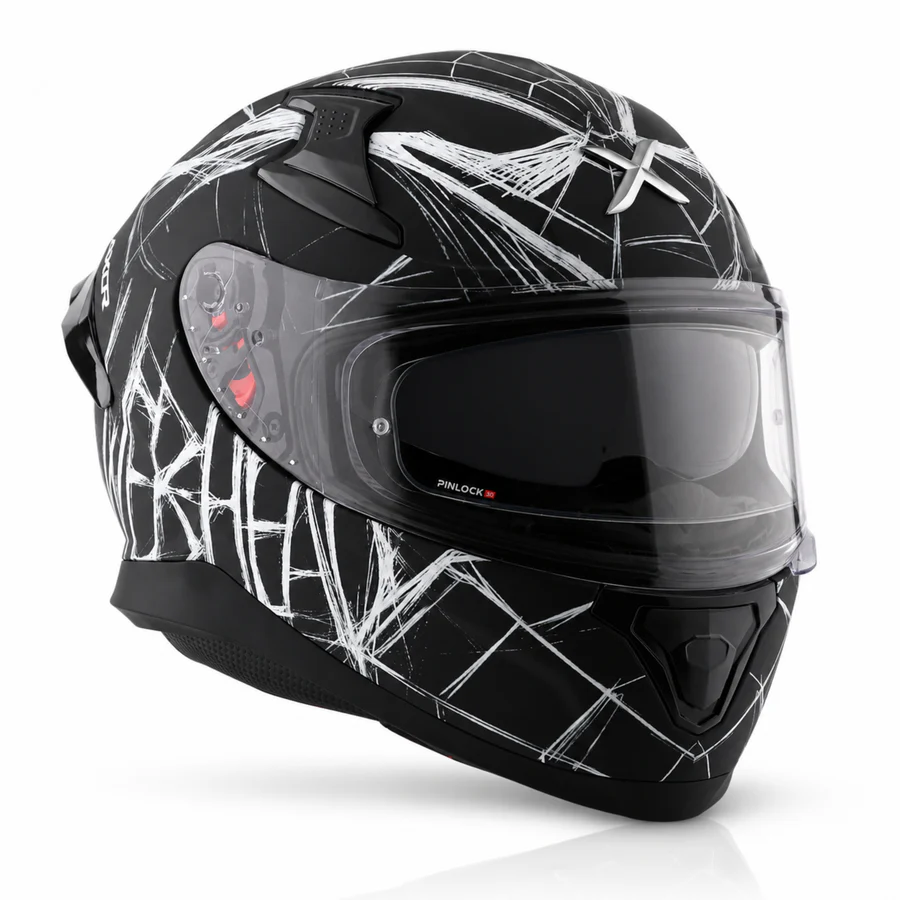 AXOR APEX MARVEL SPIDERMAN DULL BLACK WHITE (XL)