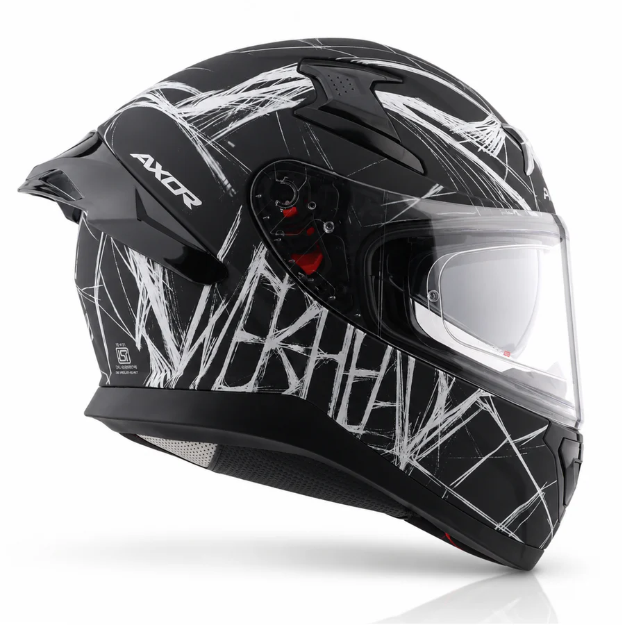 AXOR APEX MARVEL SPIDERMAN DULL BLACK WHITE (XL)
