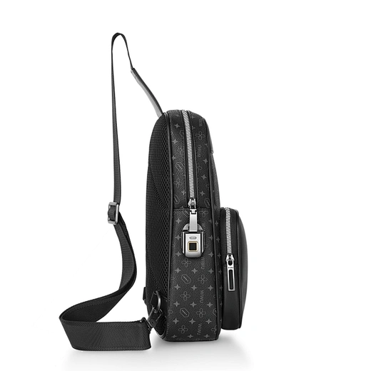WIWU Master Anti-Theft Fingerprint Lock Crossbody Bag Luxurious Sling Bag
