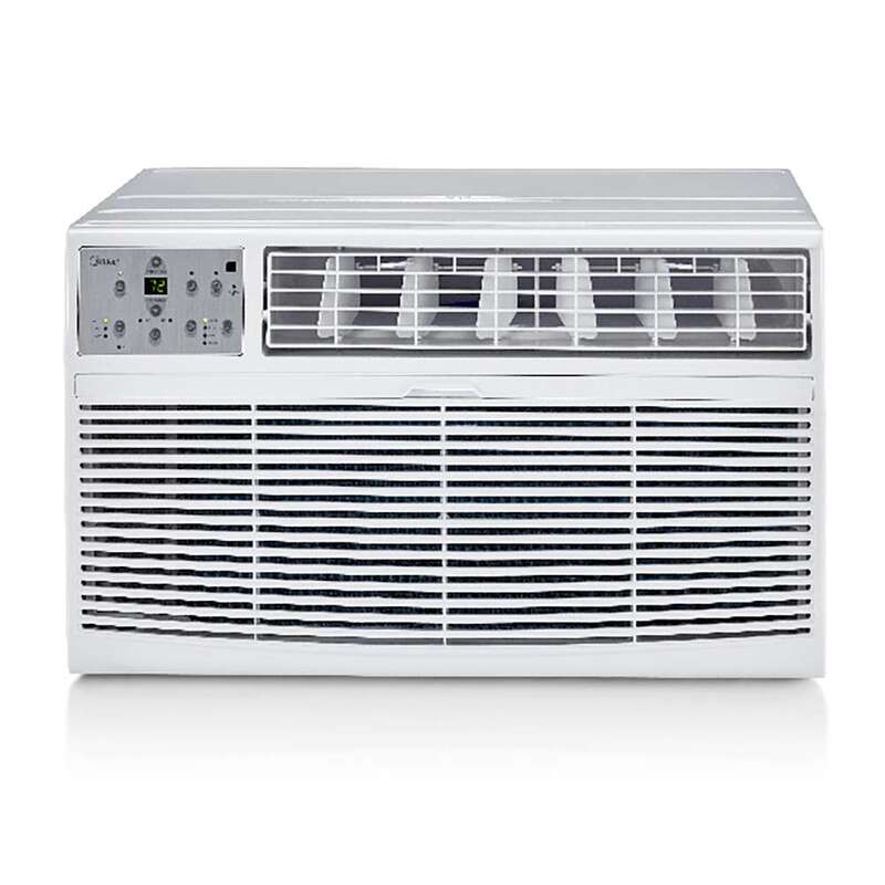 Midea® MAT08R1ZWT Thru the Wall 230/208V 8,000 BTU Air Conditioner - Cooling Only