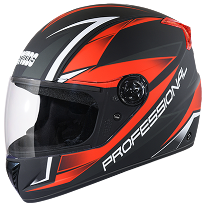 STUDDS PROFESSIONAL D2 MATT BLACK N2 RED C/V (XL)