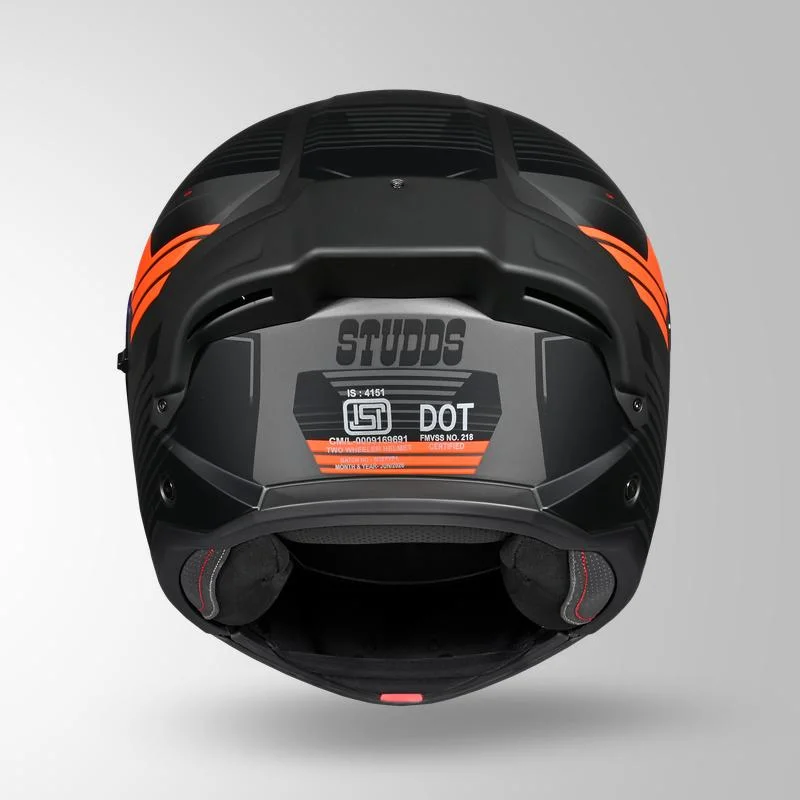 STUDDS TROOPER TRAIL MATT BLACK GREY/ORANGE L STUDDS TROOPER TRAIL MATT BLACK GREY/ORANGE L