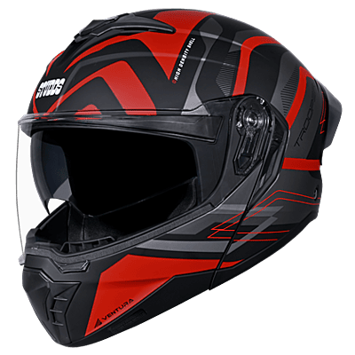 STUDDS TROOPER D3 MATT BLACK N2 RED L STUDDS TROOPER D3 MATT BLACK N2 RED L