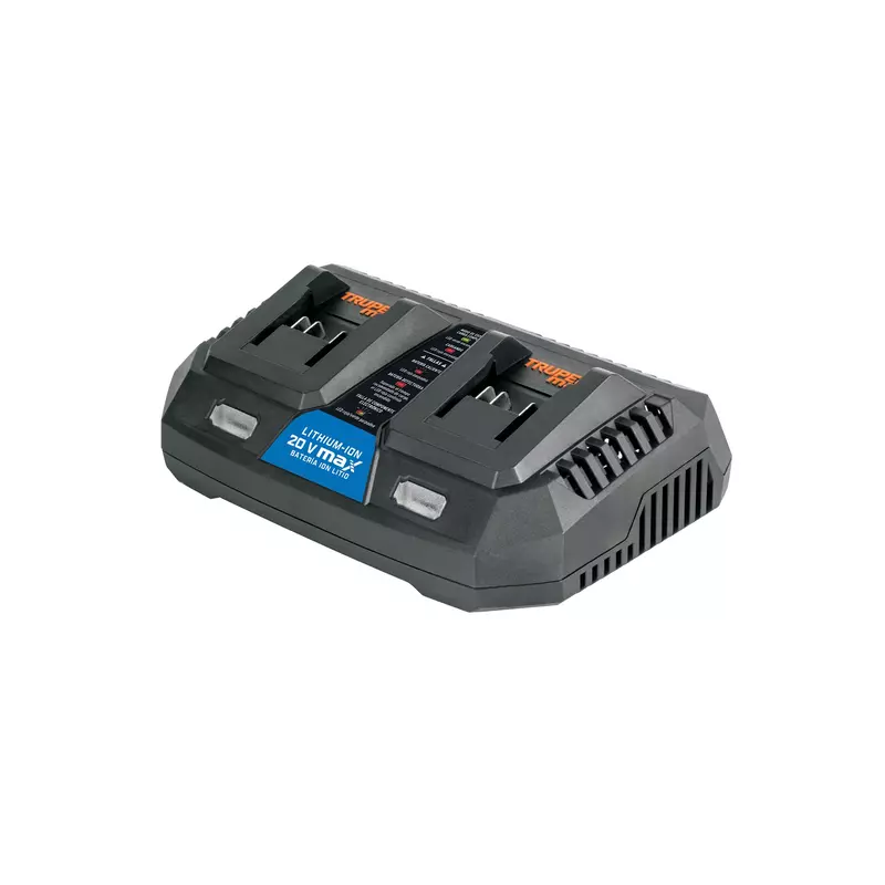 Cargador dual de baterías de ion litio 20V, TRUPER MAX, 102492 - MAX-CA2