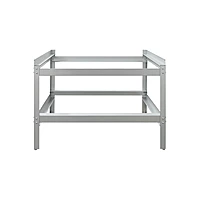 Base de modular de 3 pies aluminizada