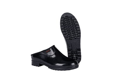Marina Black Black Slip-on Clog