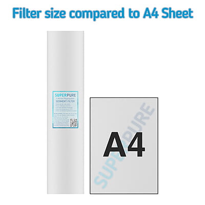 SUPERPURE 20 inch Big Blue Melt Blown Sediment Filter - 20 Micron SUPERPURE 20 inch Big Blue Melt Blown Sediment Filter - 20 Micron