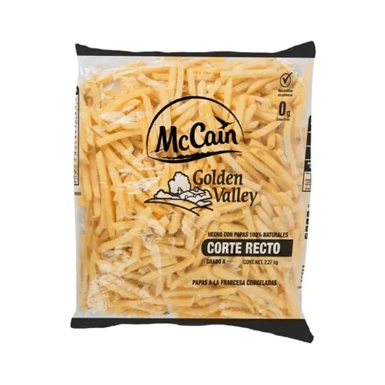 MCCAIN AVEC PELUR PAPA A LA FRANCESA CORTE RECTO 3/8" CON CASCARA 2.27 KG