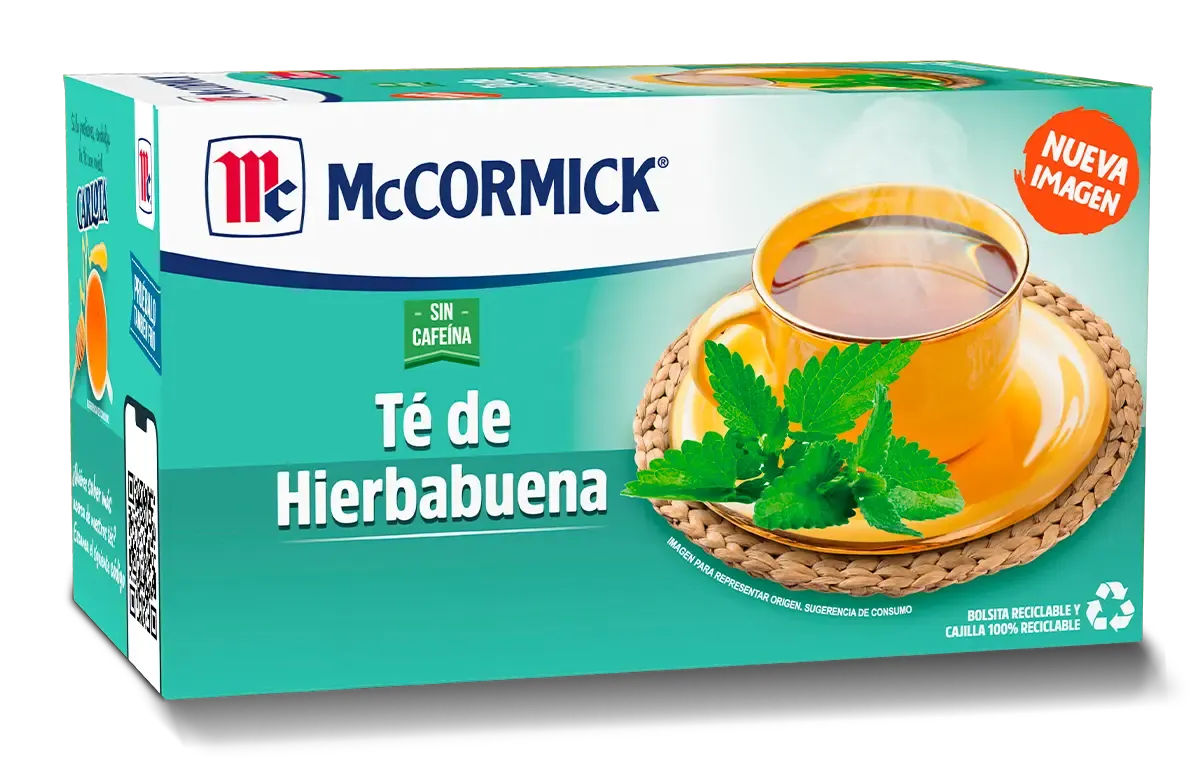 MCCORMICK TE HIERBABUENA 25 PZAS DE 1.4G