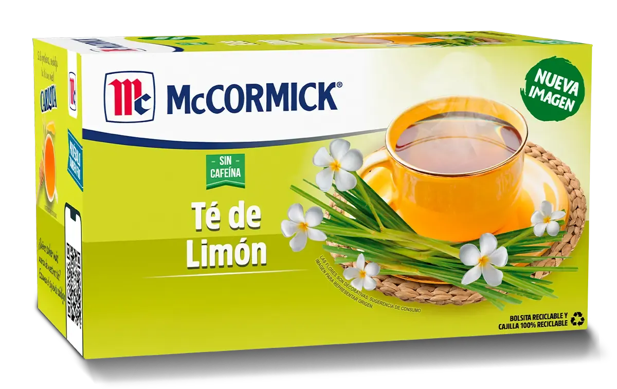 MCCORMICK TE LIMON 25 PZAS DE 1.2 G