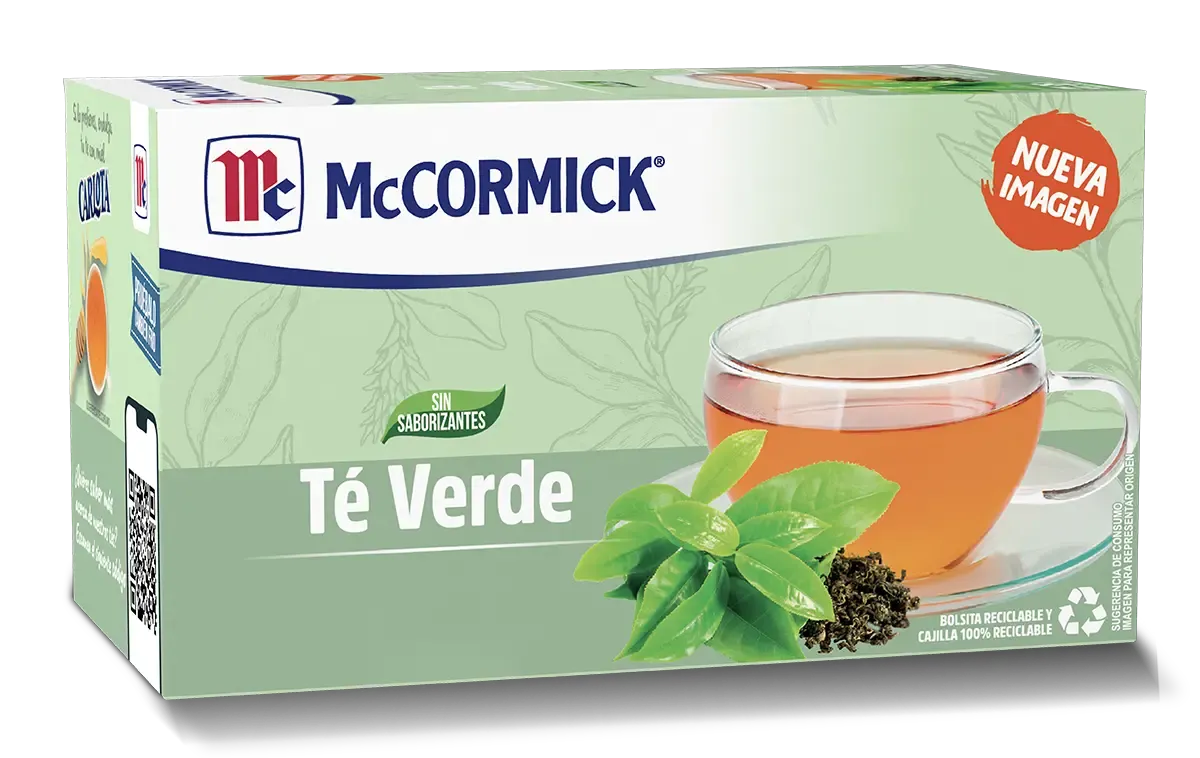 MCCORMICK TE VERDE 25 PZAS DE 1.4 G