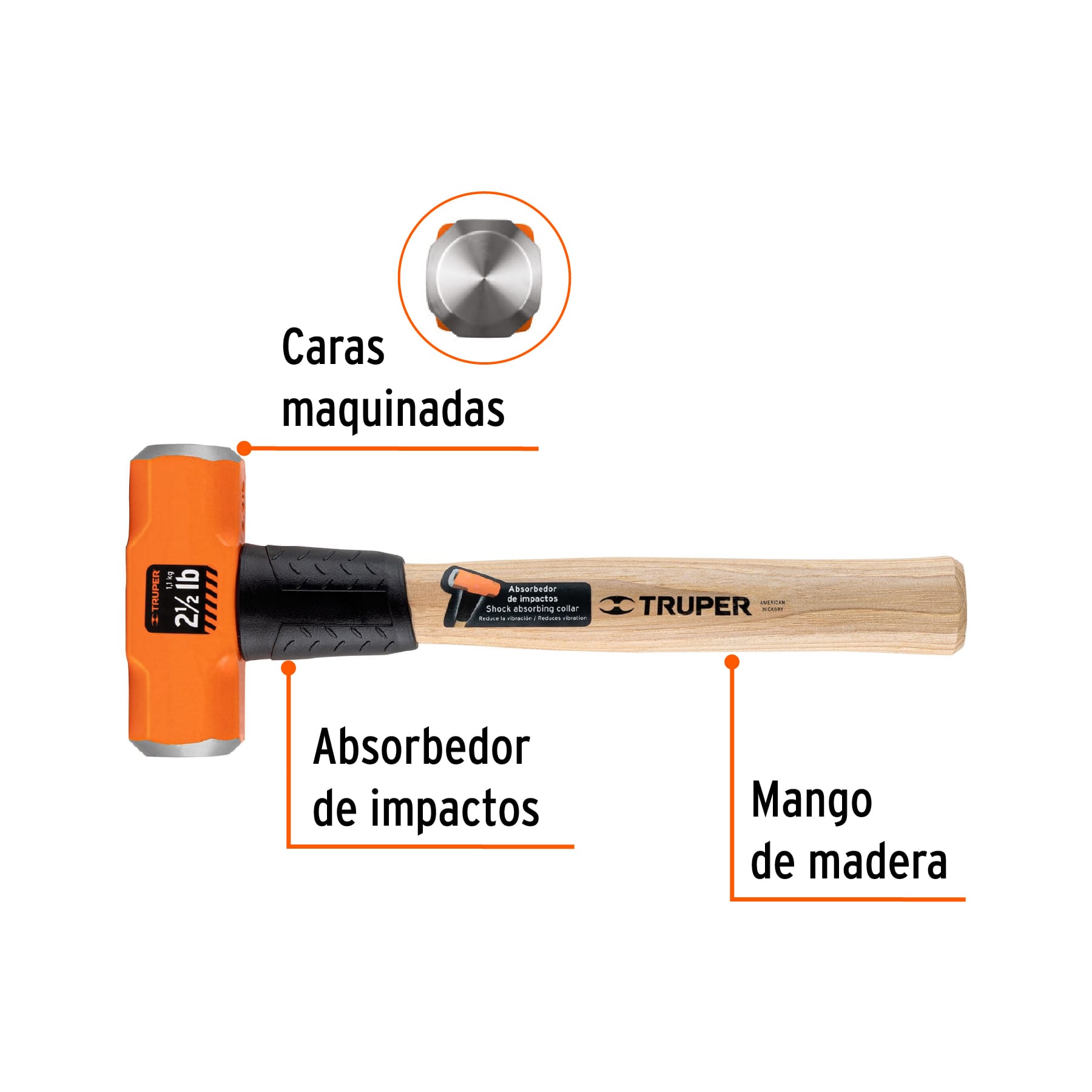 marro-octagonal-2-5-lb-mango-de-madera-12-truper-md-2-5m-17045