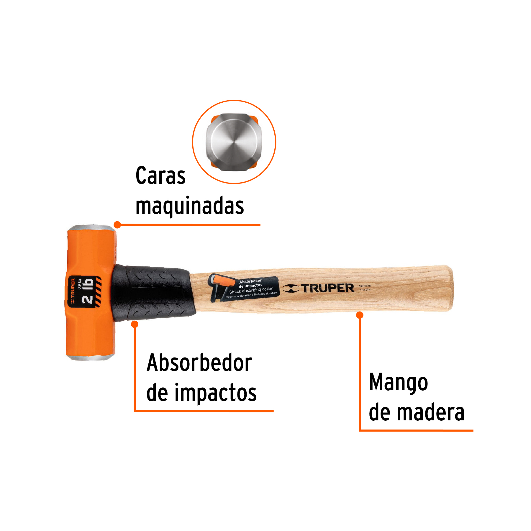 marro-octagonal-2-lb-mango-de-madera-12-truper-md-2m-16506