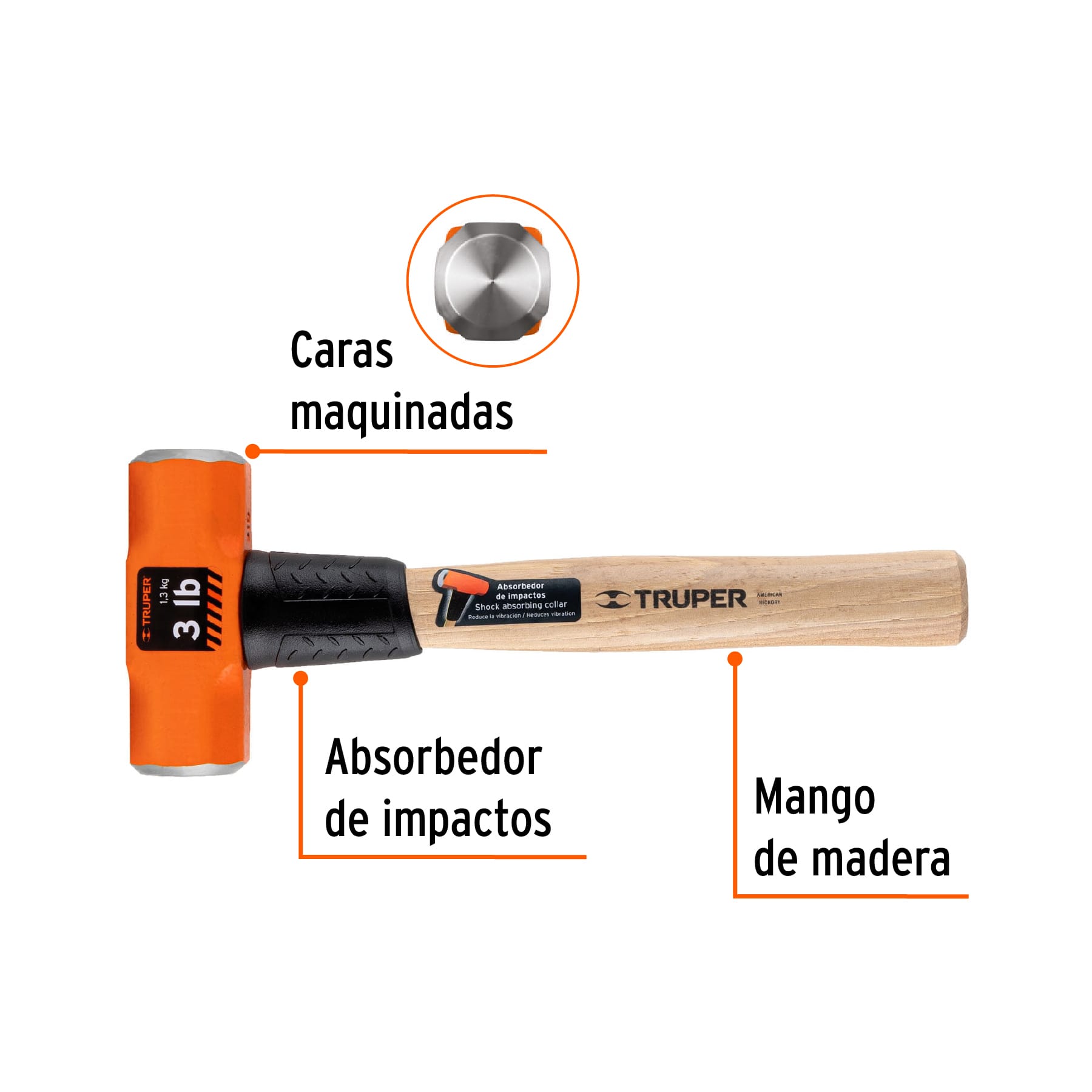 marro-octagonal-3-lb-mango-de-madera-12-truper-md-3m-16507