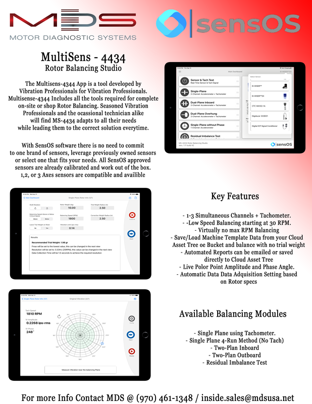 Triaxial Wireless Vibration and Balancing Kit