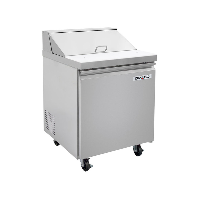 Mesa para ensaladas 1 puerta sólida 698 mm de frente