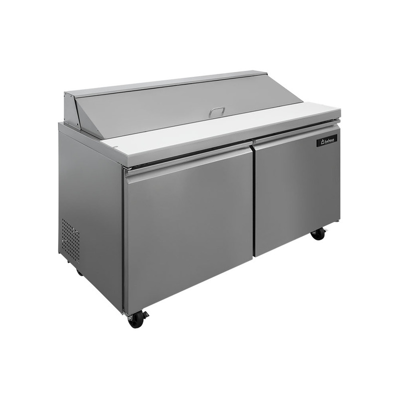 Mesa para ensaladas 2 puertas 16.5 ft3