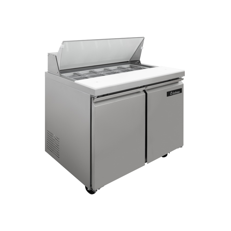 Mesa para ensalada de 2 puertas 9.1 ft3