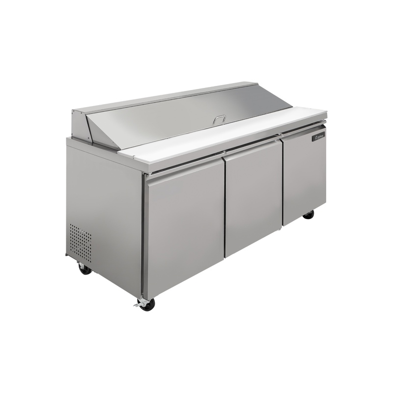 Mesa para ensalada 3 puertas ME-3P-SS-01
