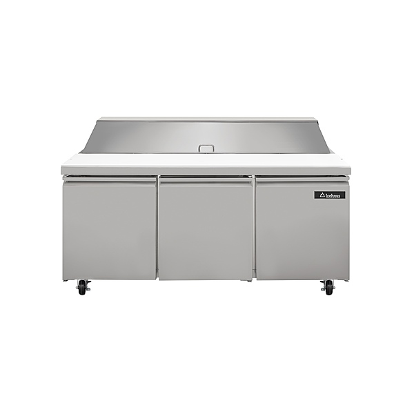 Mesa para ensalada 3 puertas ME-3P-SS-01