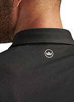 Peter Millar - Men's Solid Performance Polo Self Collar - Black Peter Millar - Men's Solid Performance Polo Self Collar - Black