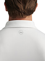 Peter Millar - Men's Solid Performance Polo Self Collar - White Peter Millar - Men's Solid Performance Polo Self Collar - White