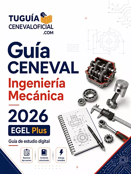 Guía CENEVAL Ingeniería Mecánica 2026