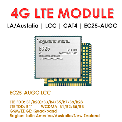 Quectel EC25 Series Mini PCIe & LCC 4G LTE Cat 4 Modules | Industrial IoT/M2M Cellular Modems