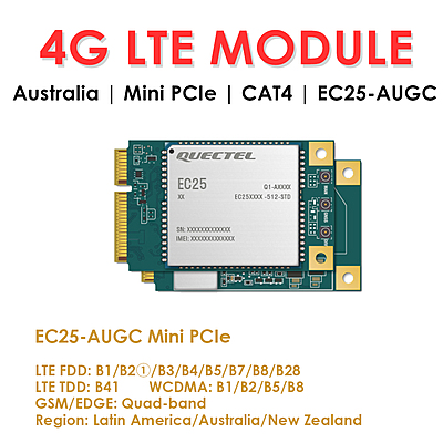 Quectel EC25 Series Mini PCIe & LCC 4G LTE Cat 4 Modules | Industrial IoT/M2M Cellular Modems