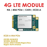 Quectel EC25 Series Mini PCIe & LCC 4G LTE Cat 4 Modules | Industrial IoT/M2M Cellular Modems