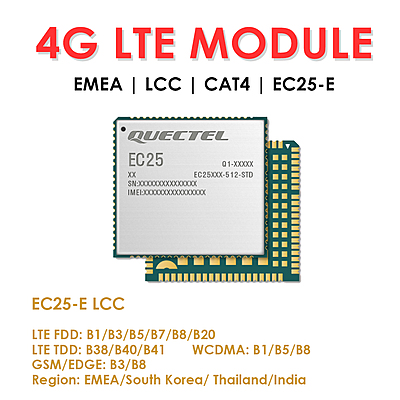 Quectel EC25 Series Mini PCIe & LCC 4G LTE Cat 4 Modules | Industrial IoT/M2M Cellular Modems