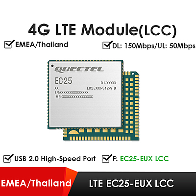 Quectel EC25 Series Mini PCIe & LCC 4G LTE Cat 4 Modules | Industrial IoT/M2M Cellular Modems