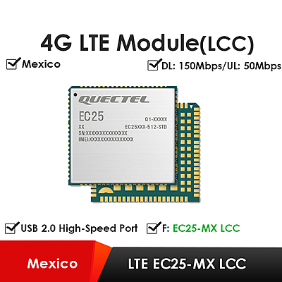 Quectel EC25 Series Mini PCIe & LCC 4G LTE Cat 4 Modules | Industrial IoT/M2M Cellular Modems