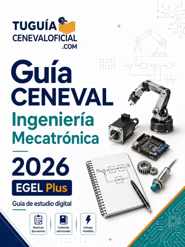 Guía CENEVAL Ingeniería Mecatrónica 2026