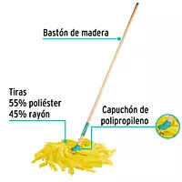 Trapeador sintético, 185 g - MECH-185S / 57075
