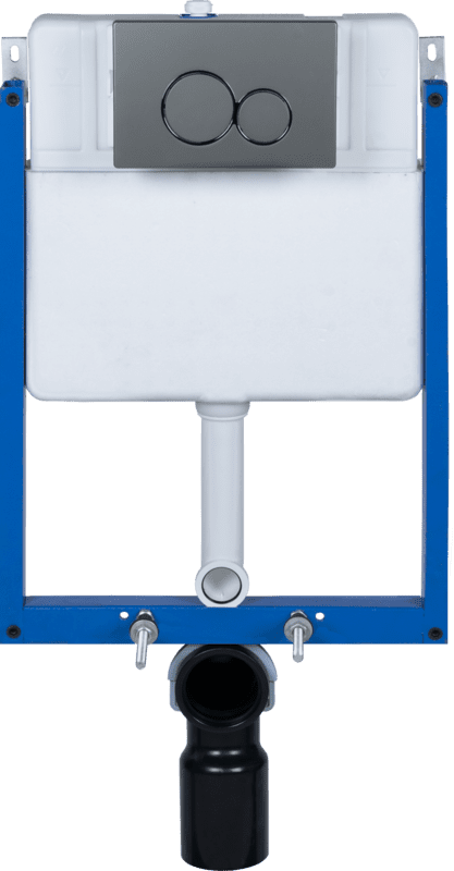 CONCEALED TANK HALF FRAME WITH PUSH PLATE 80MM PECON02 CONCEALED TANK HALF FRAME WITH PUSH PLATE 80MM PECON02